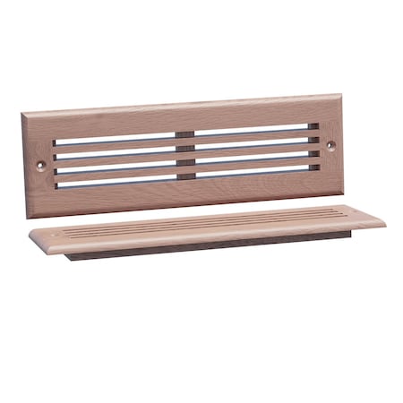 Designs Of Distinction 11.75"W Linear Style Toe Kick Vent - Red Oak 01992210AK1